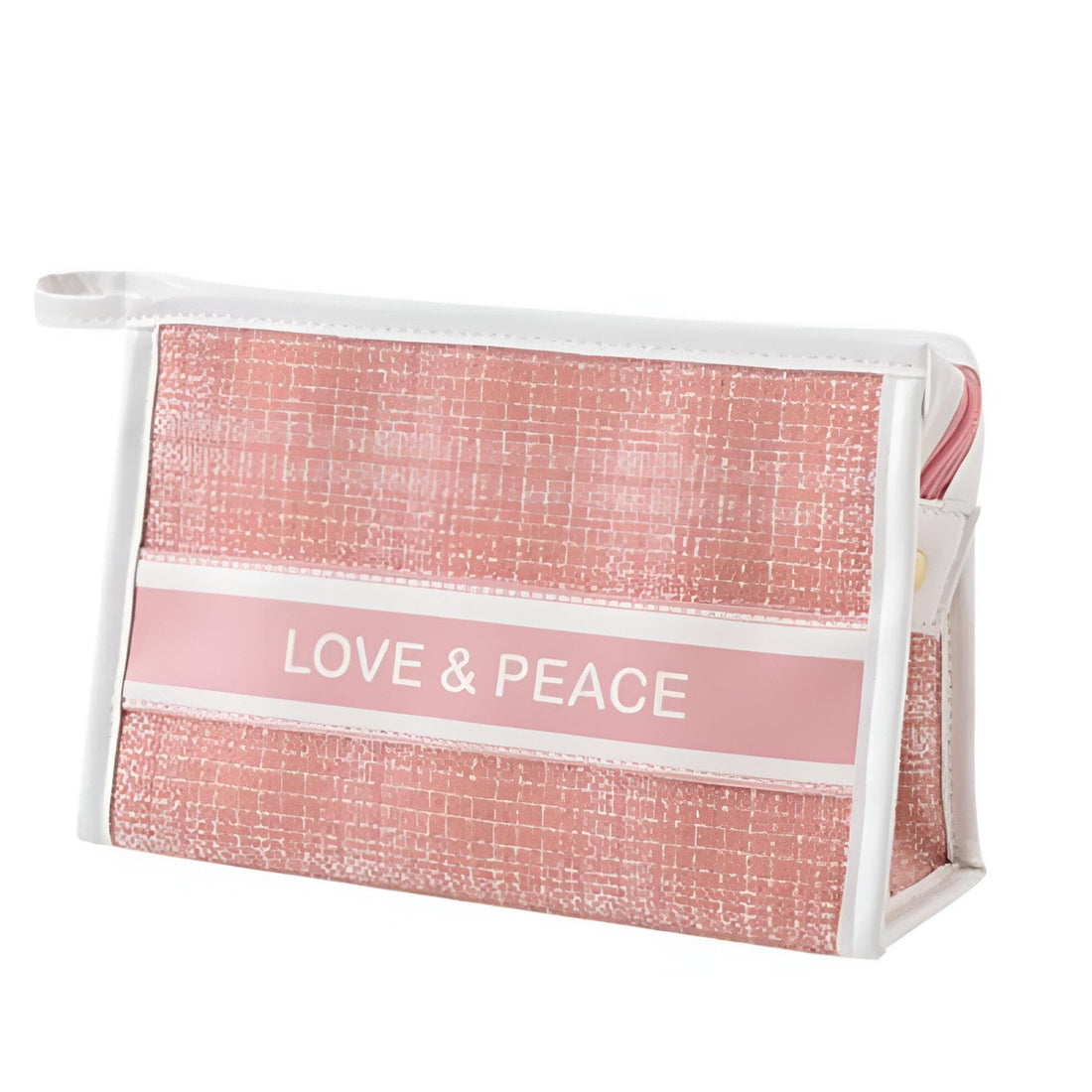 Makeup Pouch - Lightweight foldable cosmetic bag featuring multiple pockets for skincare, perfumes, lip balms, and brushes, an essential accessory for travel or bathroom organization (Option 1)