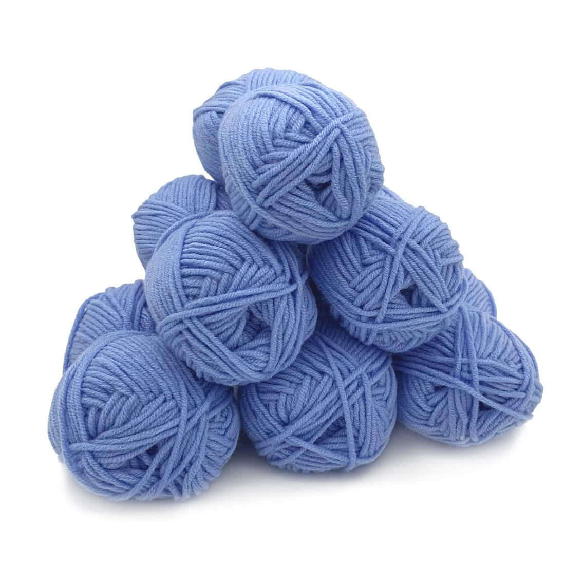 Renyiz Craft Yarn, Acrylic Blue Wool for Knitting 6 x 25g