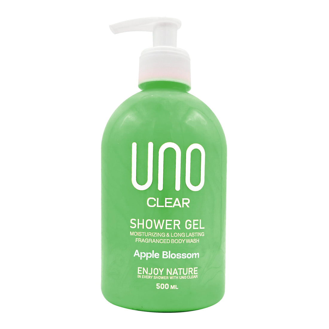 UNO Clear Creamy Shower Gel With Apple Blossom Sent - 500ML