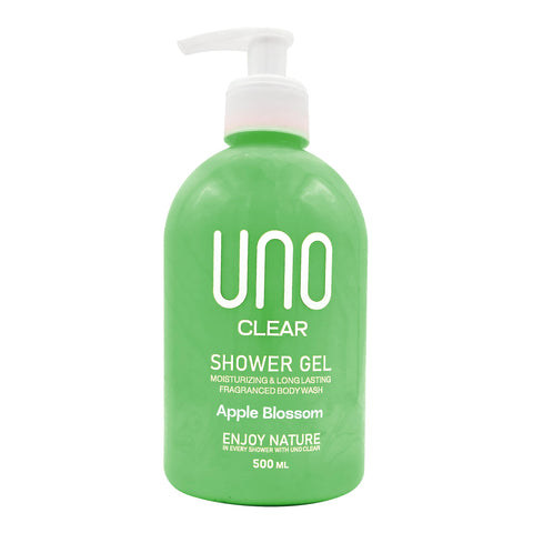 UNO Clear Creamy Shower Gel With Apple Blossom Sent - 500ML