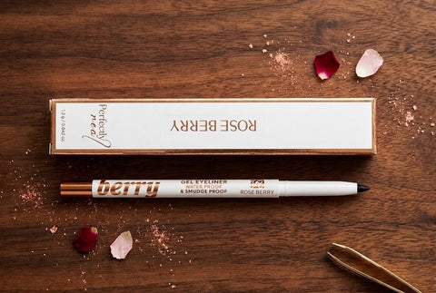 Roseberry Kohl Gel Pencil, Professional Waterproof Long Lasting Kohl Pencil, Soft Cream Formula Provides Intense Blackness and Rich Color (Black 0968, Pen)