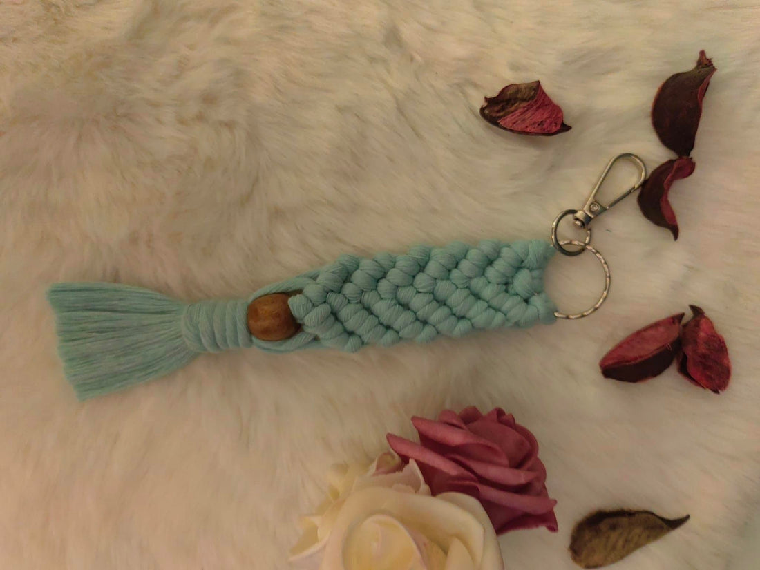 Macrame Medallion 100% Handmade Mint Green Produced by Egypt Intex