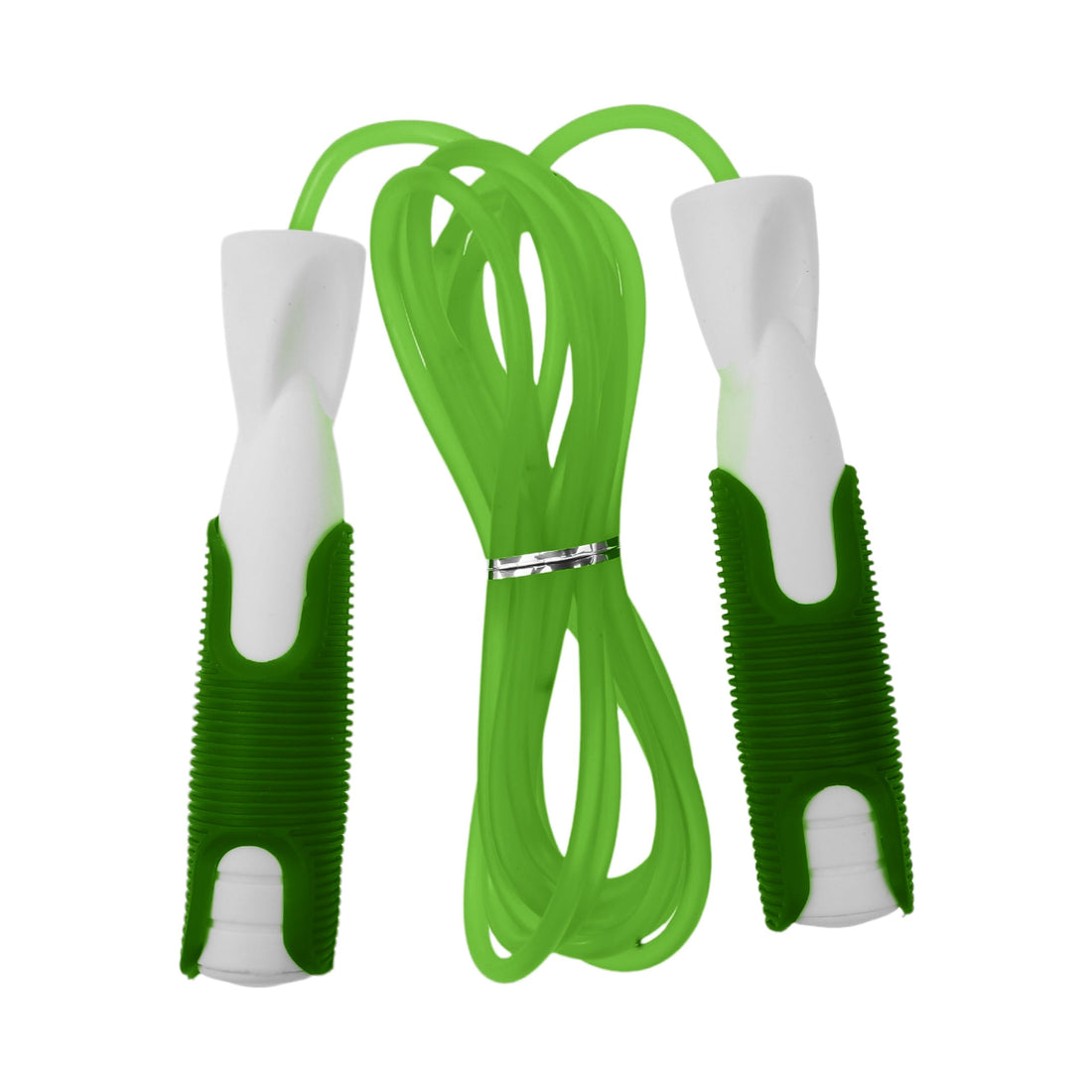 Jump Rope Professional Skipping Rope Gym Home Fitness Rapid Speed -White And Green