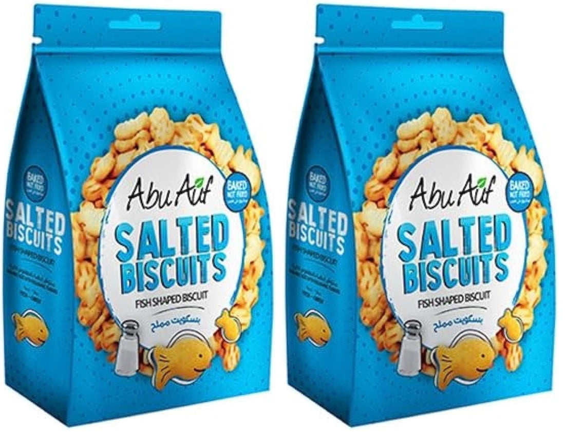 Abu Auf Biscuit with Salt Flavor- 80 gm (Pack of 2)