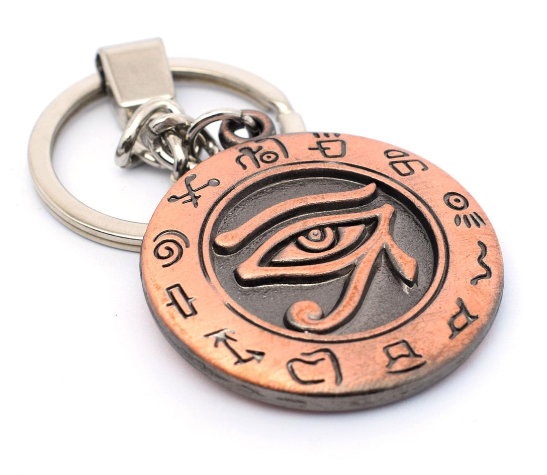 immatgar pharaonic Tutankhamun and horus Eye keychain Egyptian souvenirs gifts from egypt Authentic Pharaoh
