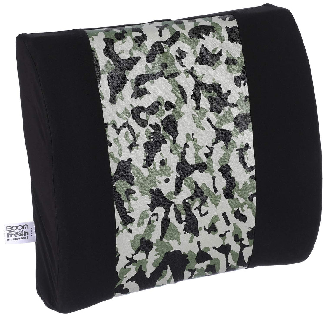 Al Hayah Camouflaged Car Seat Backrest - Black and Green