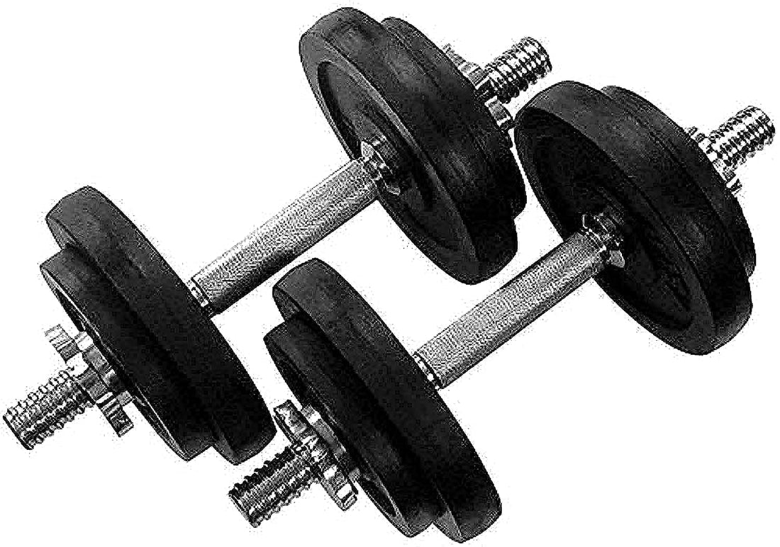 Other DUMBBELL, 10 kg, Steel with non-metallic grip, Alloy Steel, Adjustable, Generic