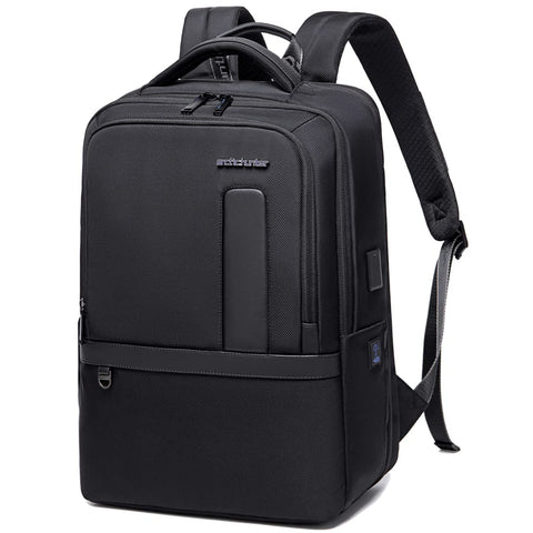Arctic Hunter 16" Laptop Backpack with Tablet Compartment, Expandable Backpack 40L Travel Backpack Water-resistant Business School Backpack with USB Port for Men and Women,Black, Black, 31*20*44cm