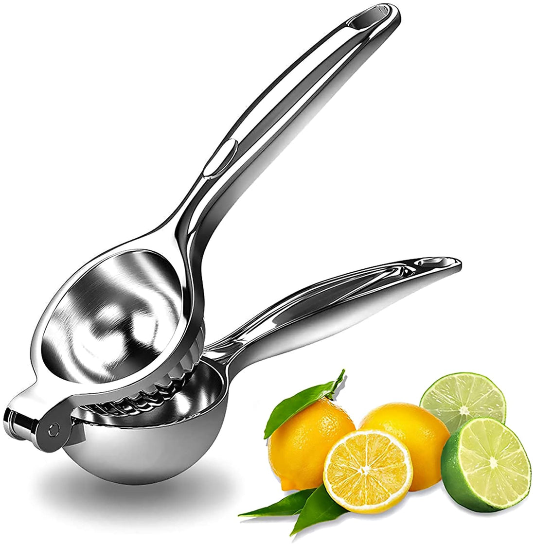 KASTWAVE Lemon Hand Manual Squeezers, Multifunctional Hand Fruits Squeezer Juicer, Large Stainless Steel Squeezer Press Juicer for Lime Orange Grape Watermelon, Citrus Manual Juicer