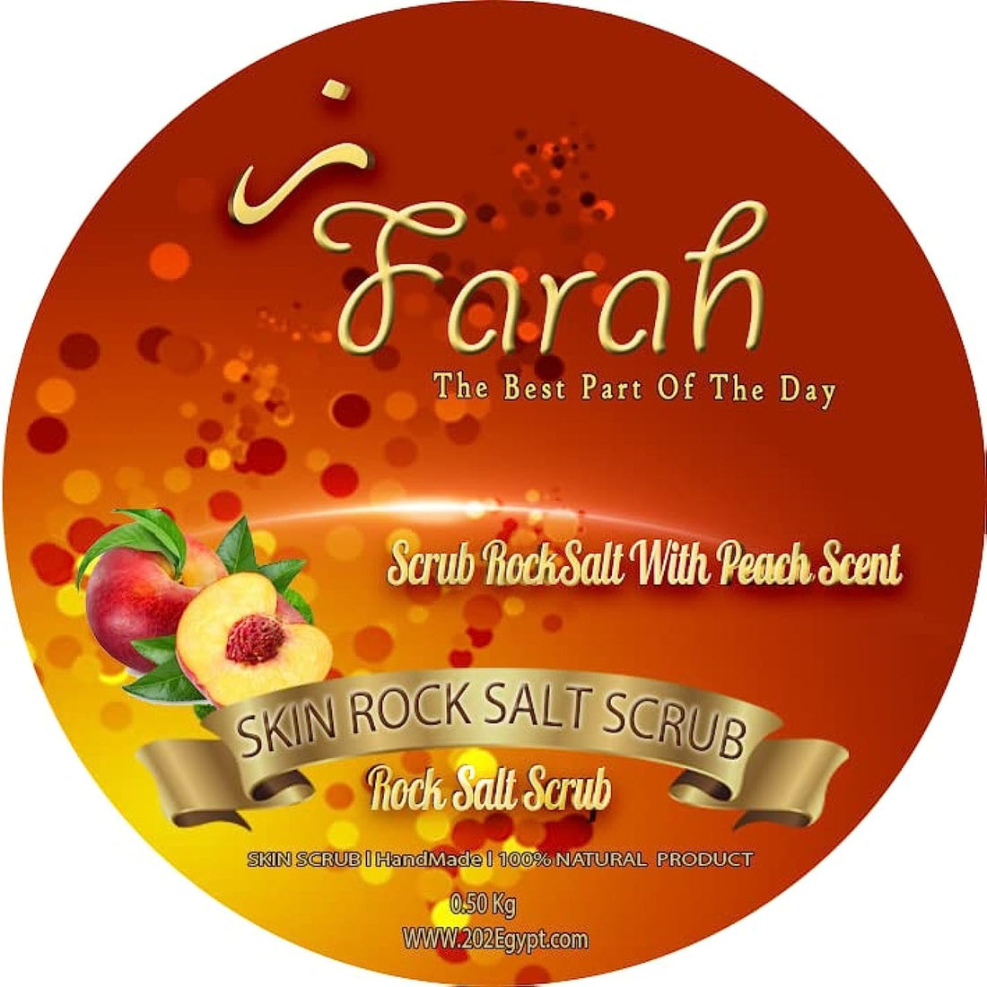 Rock Salt Scrub/Mask with Peach Foot Clay