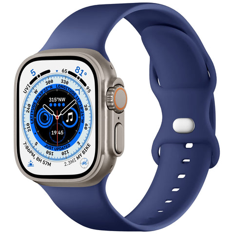 CeMiKa Compatible with Apple Watch Strap 38mm 40mm 41mm 42mm 44mm 45mm 46mm 49mm, Soft Silicone Sport Band Replacement Straps Compatible with iWatch SE Series 10 9 8 7 6 5 4 3 2 1 for Women Men