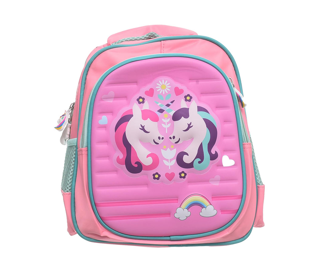 Kids 3D Kindergarten Backpack, Small School Bag with 2 Zippers, Lightweight & Comfortable for Toddlers & Preschoolers, Cute & Colorful Design