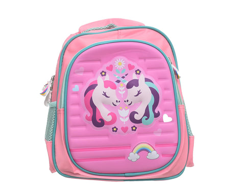 Kids 3D Kindergarten Backpack, Small School Bag with 2 Zippers, Lightweight & Comfortable for Toddlers & Preschoolers, Cute & Colorful Design