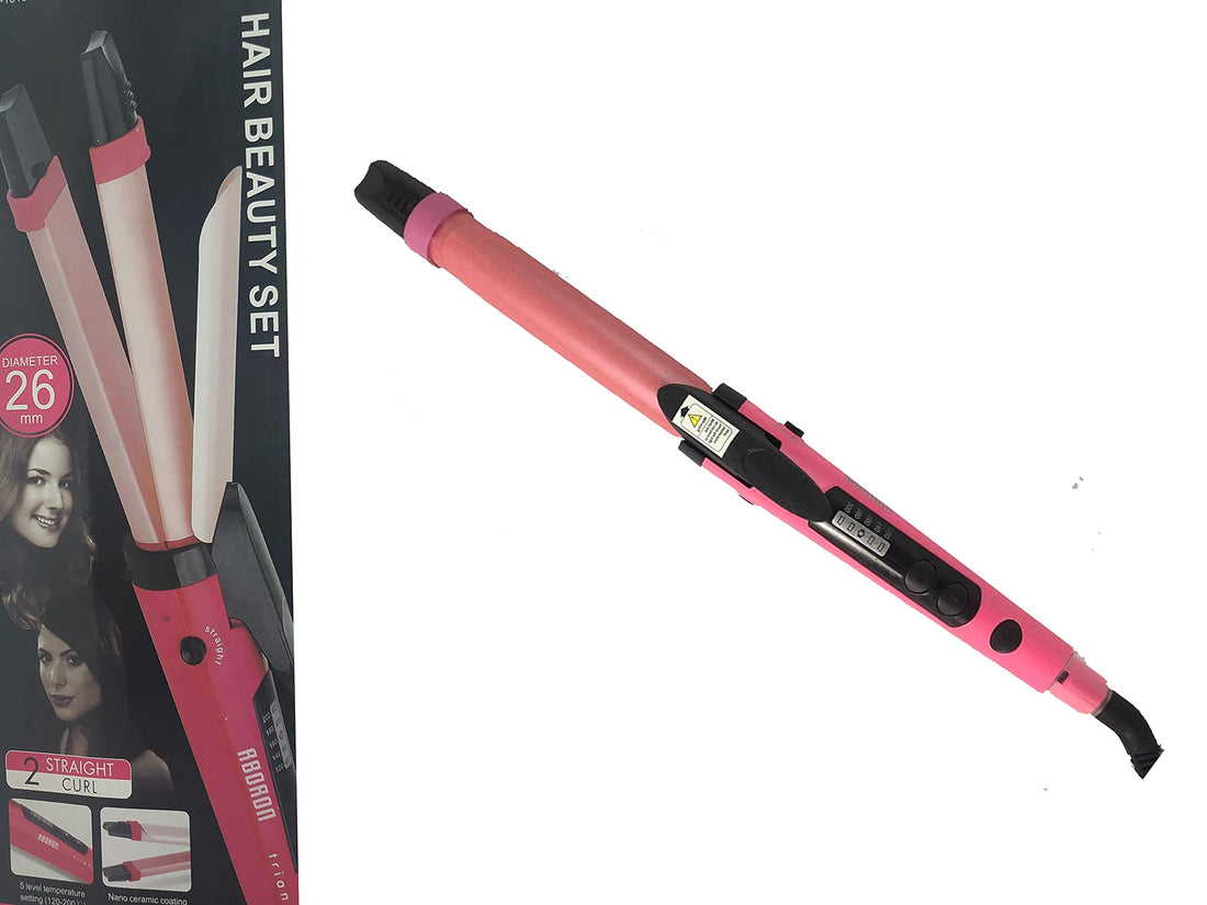 2 in 1 hair curler & straightener-26mm-200c
