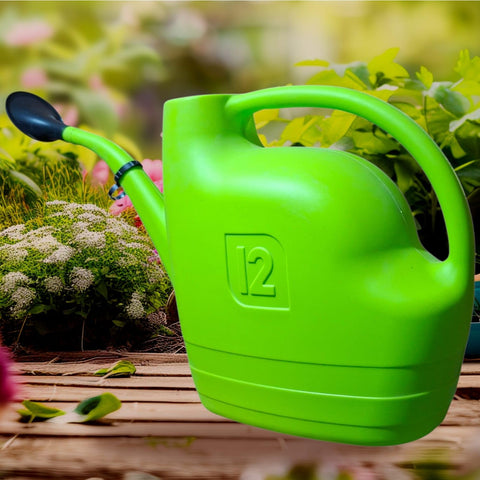 Watering Pot for Plants, Green, 12 Liter, Italian Made