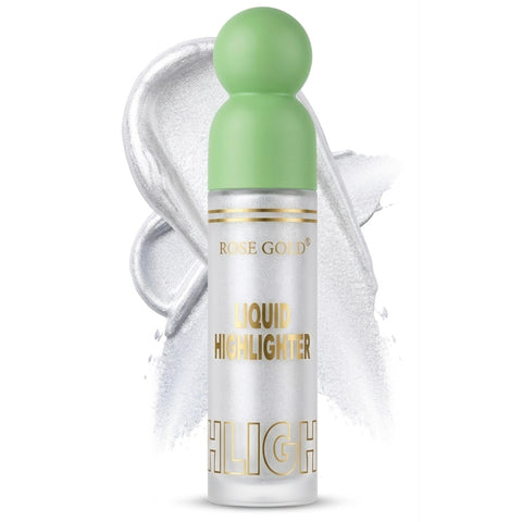 Liquid Highlighter, Multiuse Liquid Glow Filter Makeup for Face & Body, Glowing Bronzer Drops with Skincare Formula, Radiant Glow Highlighter (01)