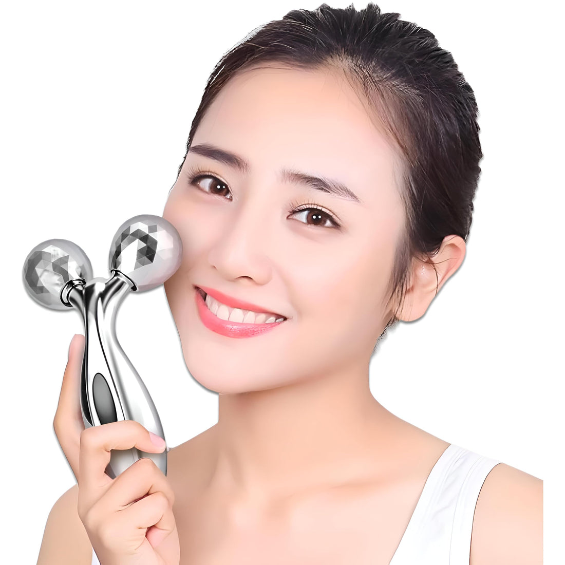 3D Full Body Double Chin Massager:Non-Electric Face Lift & Body Shaping Machine - 360 Degree Rotation for Relaxing and Contouring Experience