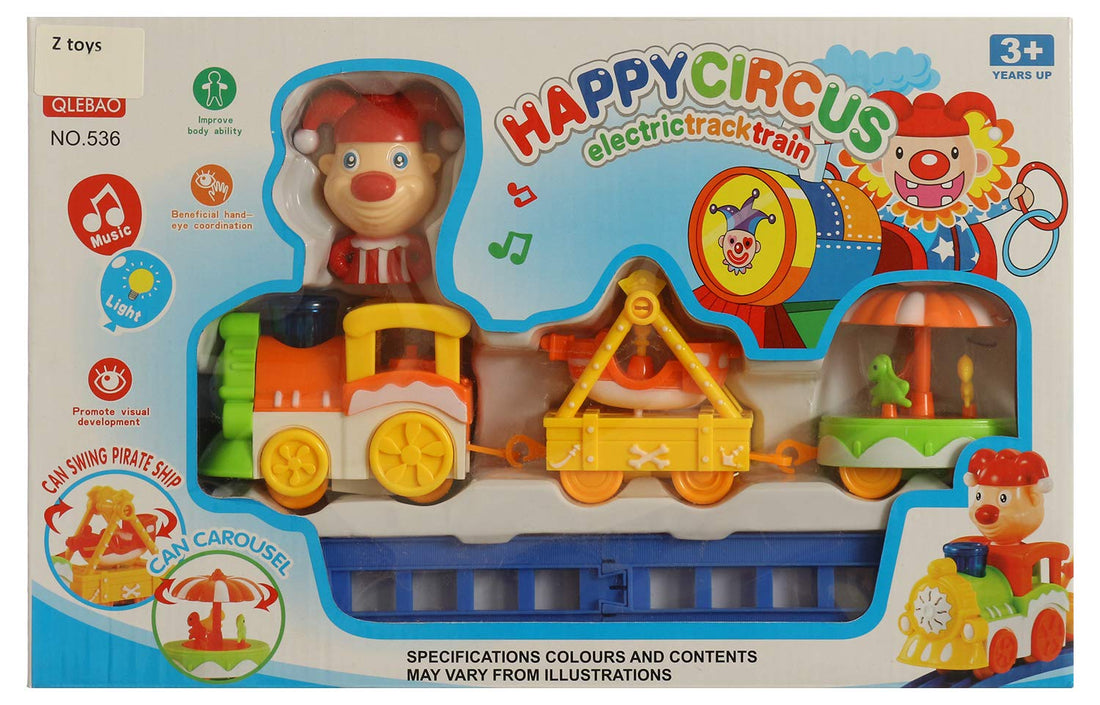 Happy Circus Baby Train Set For Unisex, Multi Color