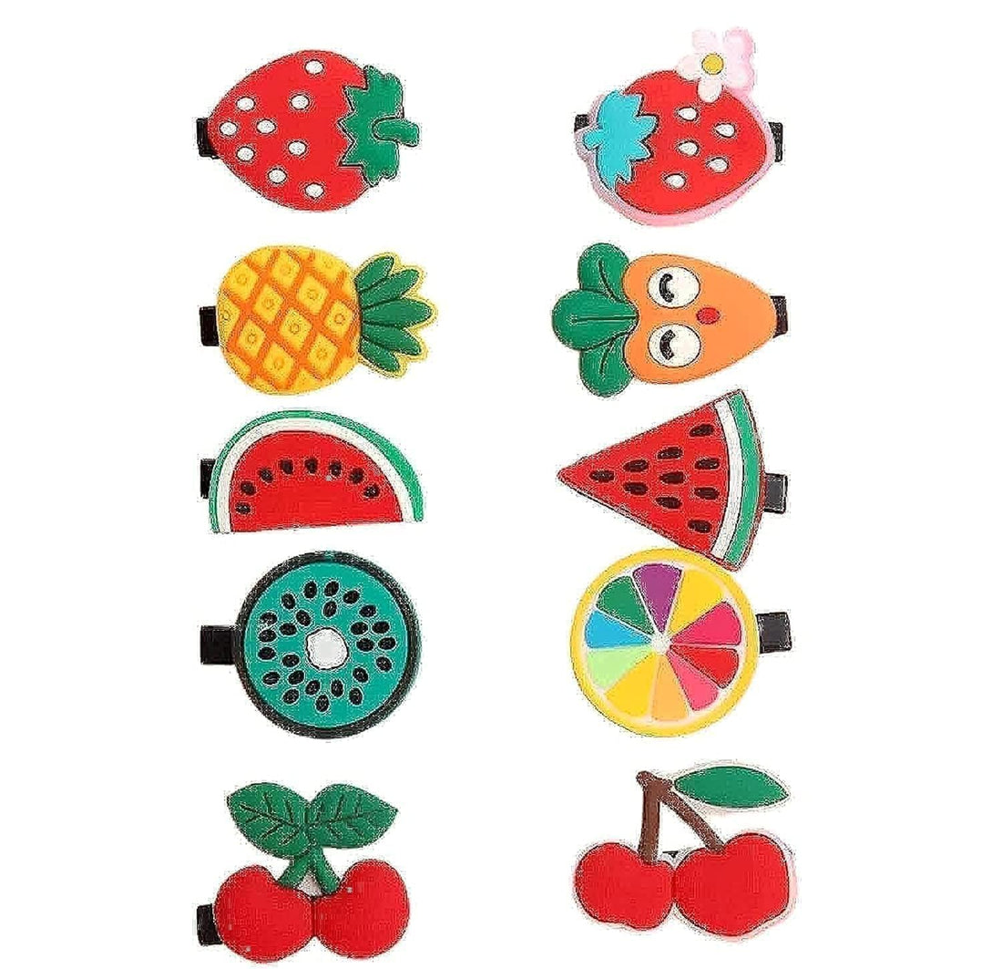 New Cute Barrettes Hair Clips (pack of 10) (Shape may vary)