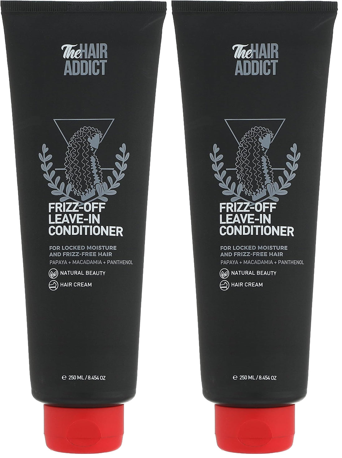 The Hair Addict Frizz Off Leave In Conditioner 250Ml (Pack of 2)