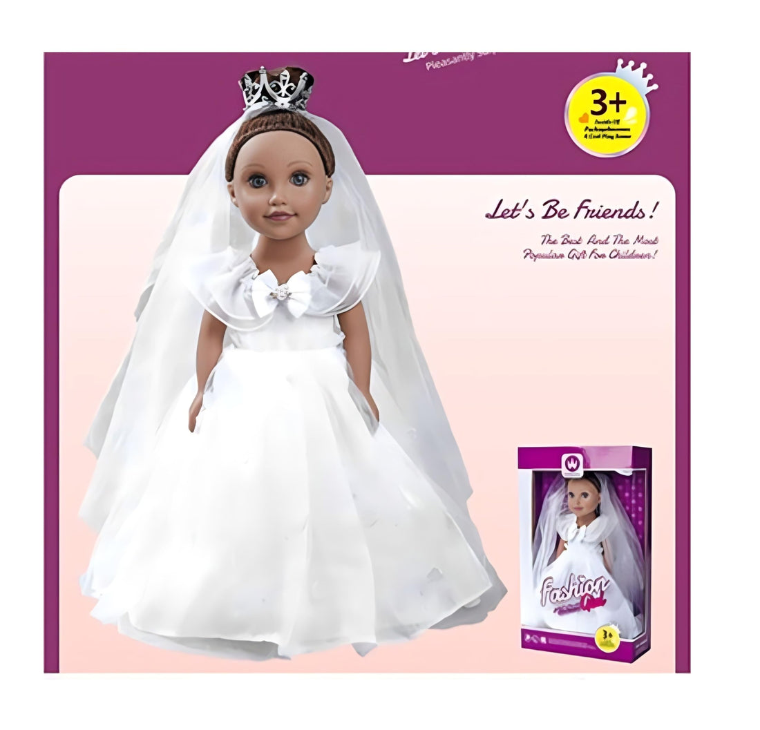 china Fashion Bride Girl Doll, 18 Inch, White