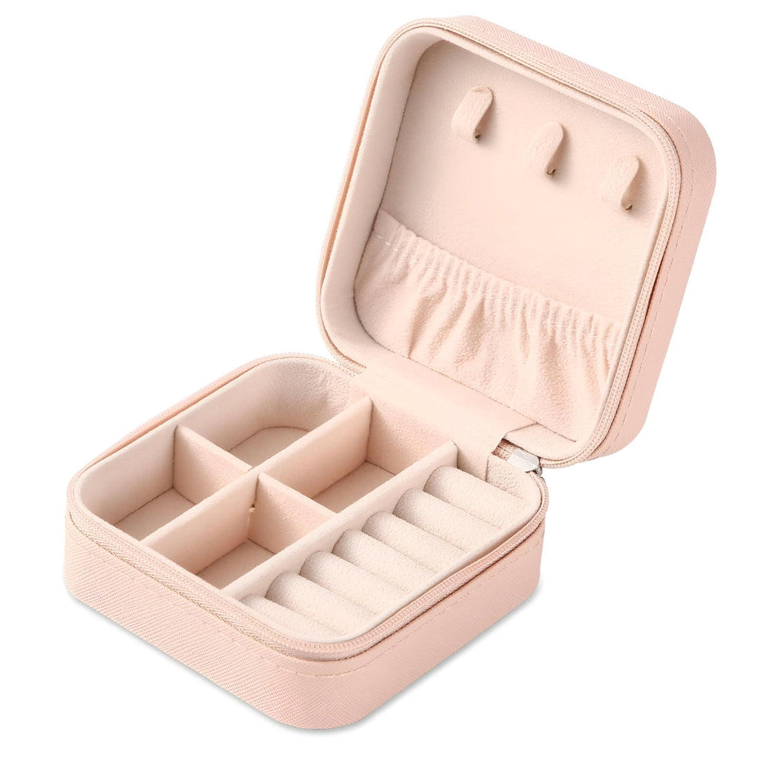 Chic Leather Case - Portable mini jewelry holder blending classical design with modern function, suitable for storing small valuables and gifting moments of refined beauty and care. (Option 4, 1pcs)