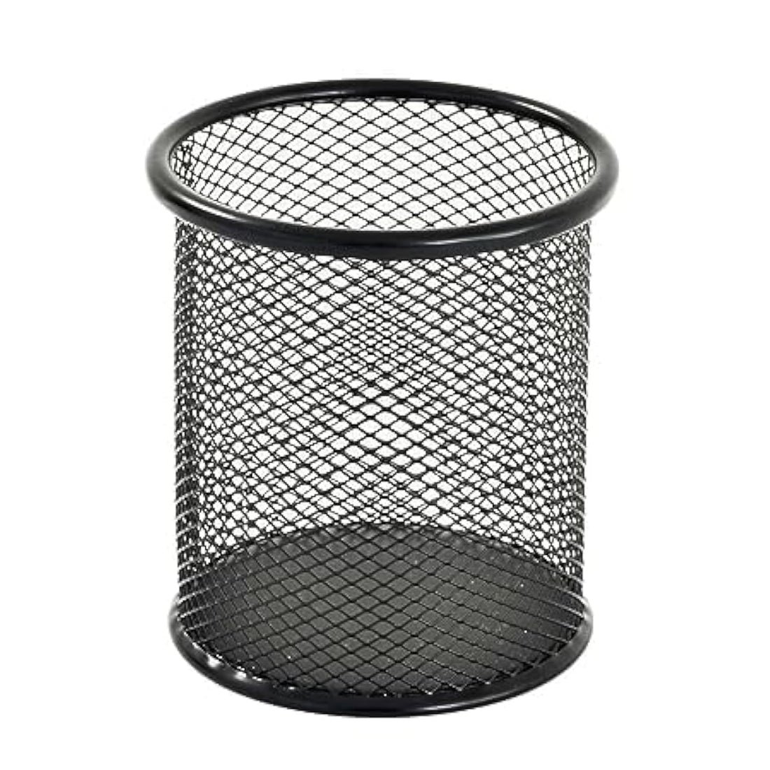 Pen-Pencil Desk Holder Round Metal Mesh Office Desk Table Tool Organizer Pen, Pencil Holder for Office, Home and Study Table(Set of 1 Pcs)
