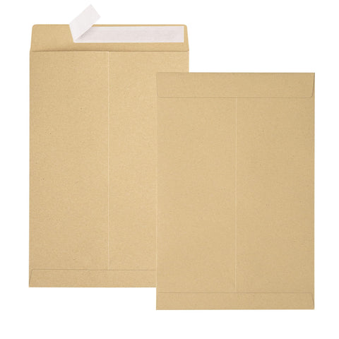 18 Pcs 9x12 Brown Kraft Self Seal Security Envelopes, Manilla, Printable, Gummed Closure For Mailing, Storage And Organizing