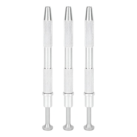 Jewelry Picker - Professional Steel Claw Retrieving Tool for Handling Small Objects, Gemstones, Screws, and Tiny Electronic Parts Safely in Workshops or Repair Settings (Silver Finish) (3PCS)