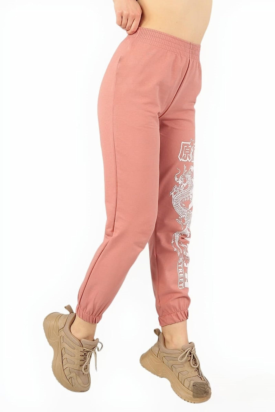 MIZAYZA Women's Sweatpants – Soft Cotton & Polyester Milton Material – Shrinkage & Wrinkle Resistant – Sweat Pants for Girls & Women Elastic High Waist