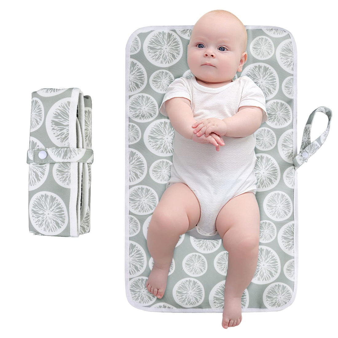 Moro Moro 3 Travel Changing Mats | Portable Changing Mat Foldable Infant Baby Urinal Pad Waterproof For Home Travel Outside 60Cm X 35Cm - (Grey)