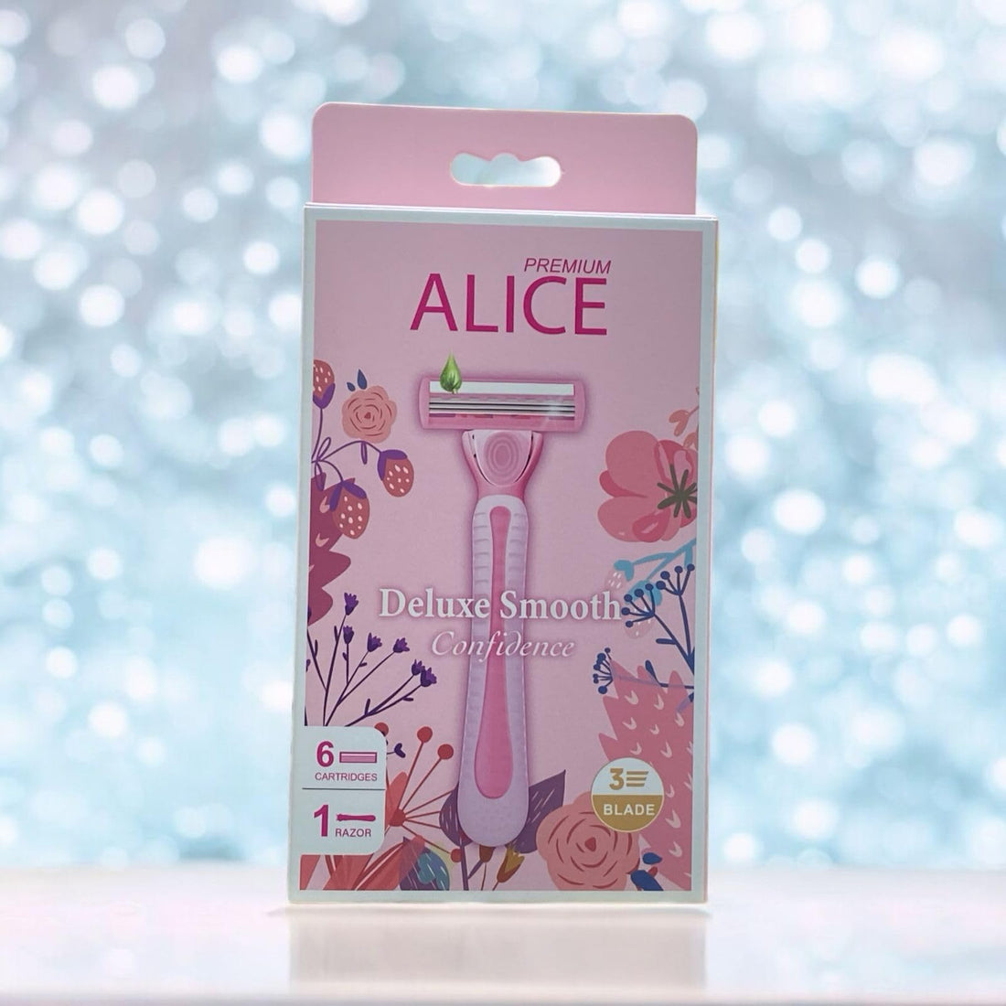 Alice Deluxe Smooth 3 Blade 6 Cartridges 1Razor