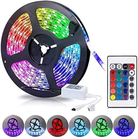 5m Color Changing 5050 Type Waterproof LED Light Strip with Remote