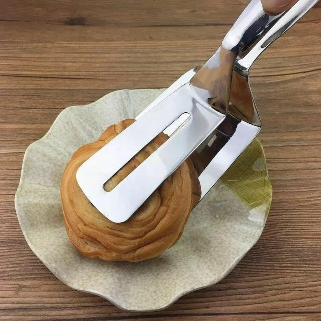 Stainless Steel Steak Holder Clip - Essential Kitchen Tool for Cooking, Baking, Grilling & More, Now Exclusive at Piggy Bell (1)