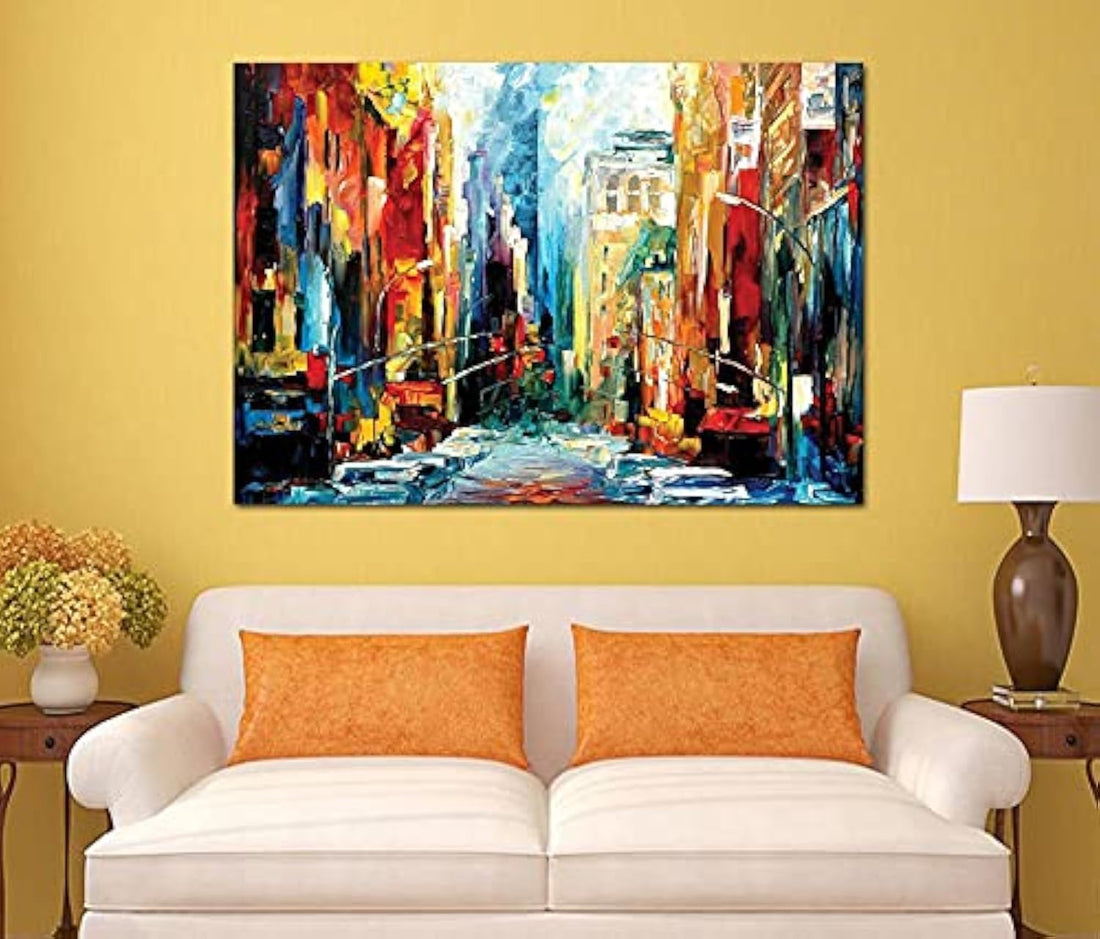 Abstract Wooden Tableau, 120x100 Cm - 1 Piece