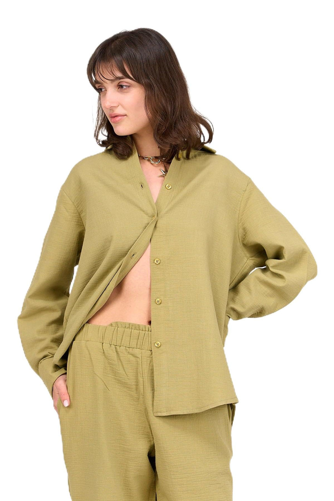 CLUE Relaxed Elegance Tencel Shirt