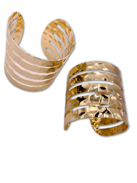 Women's Arm Band Cuffs - Crafted with Smooth Edges and Polished Surface, Enhances Natural Grace, Suitable for Casual and Formal Outfits