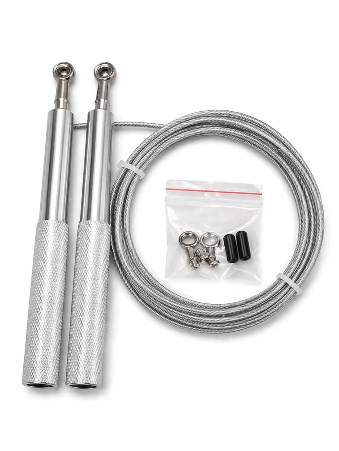 Speed Jump Rope with Aluminum Handles & Steel Cable – Adjustable Length, High-Speed Fitness Skipping Rope for Cardio, Workout, Boxing & Training