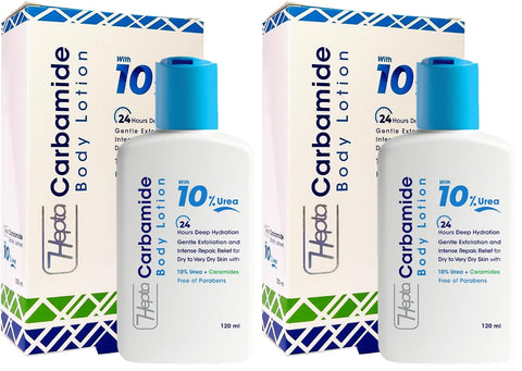 Hepta Carbamide Body Lotion 120 ml (Pack of 2)