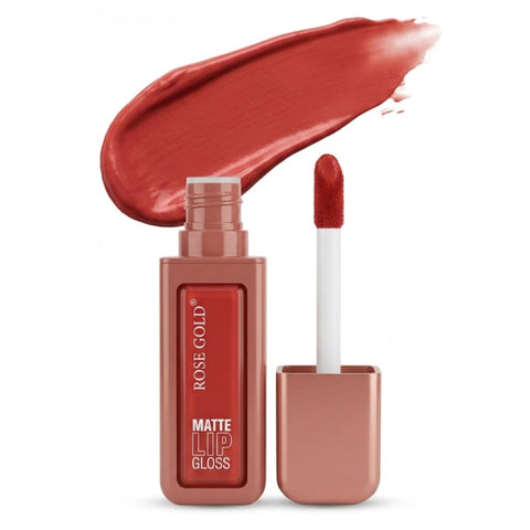 Matte Lip gloss Liquid Matte Lipstick – Long Lasting High Pigment Velvet Finish Lip Color with Natural Oil Infusion – Non-Sticky Lightweight Doe-Foot Applicator for Everyday & Evening Makeup (04)
