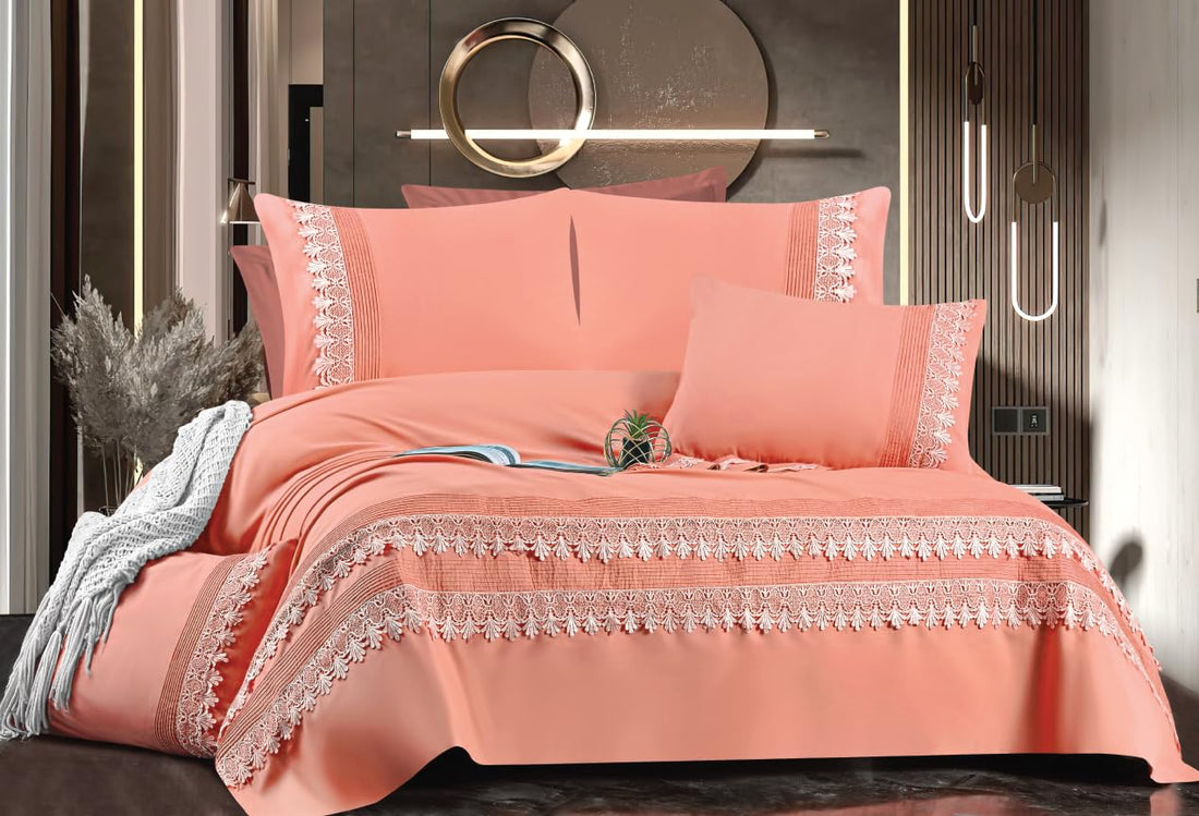 bed sheet set size (225 * 260) - rose organza (onion)