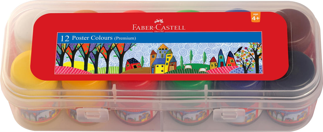 Faber-Castell 12-Color Poster Board 10m5