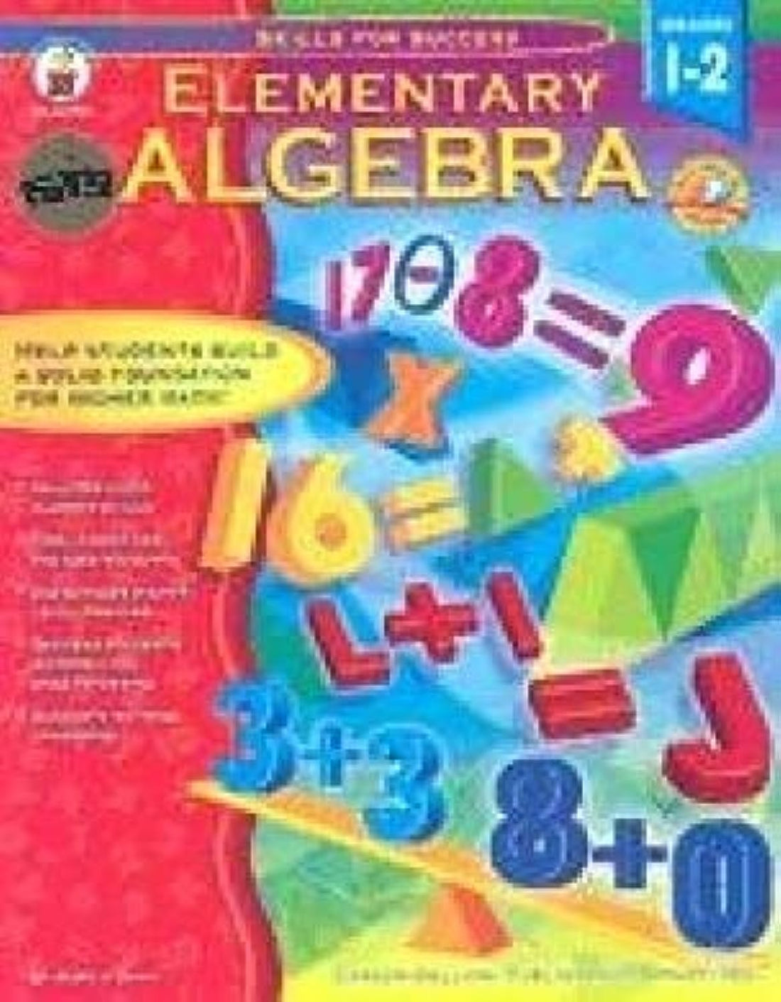 Elementary Algebra Grades 1-2 By Marcia Dana (2005)
