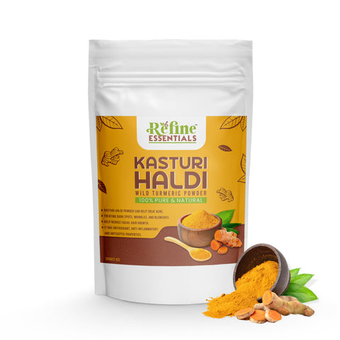 Luxury Kasturi Haldi Powder For Face Beauty |Kasturi Manjal Wild Turmeric Powder | Face Pack For Glowing Skin |Tan Removal |200G