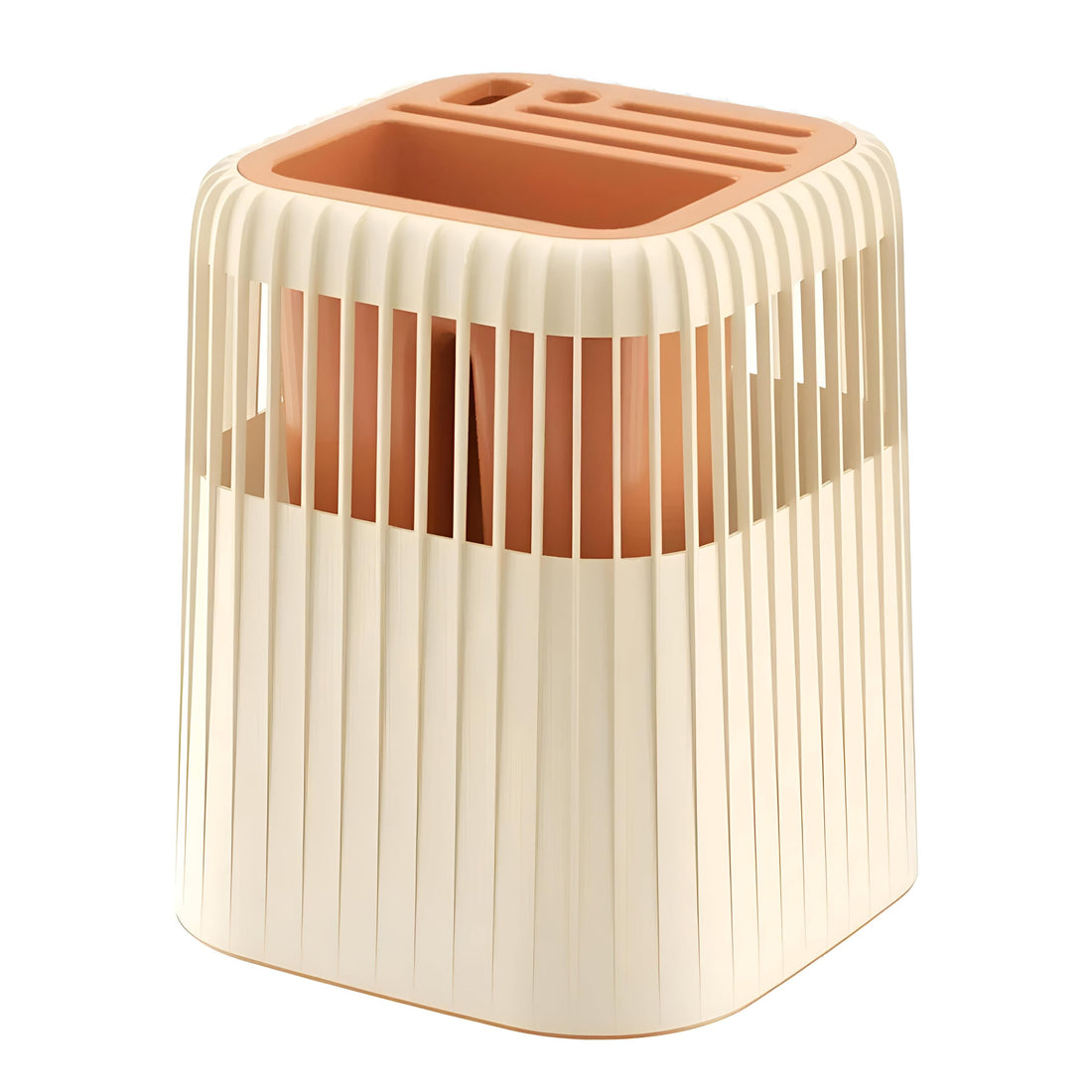 Multi-functional Stand - Elegant 360° Rotating Kitchen Organizer with Non-Slip Base, Ideal for Storing Spoons, Knives, and Chopsticks, Space Efficient, Stain and Odor Resistant