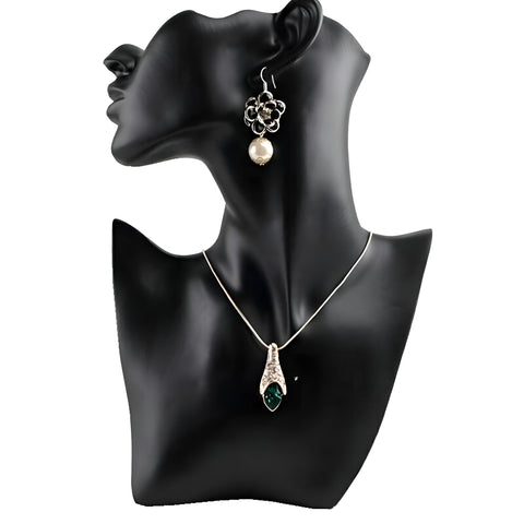 Mannequin Jewelry Holder - Elegant neck and hand display stand crafted to elevate the presentation of delicate necklaces and bracelets with grace. (Model 5)