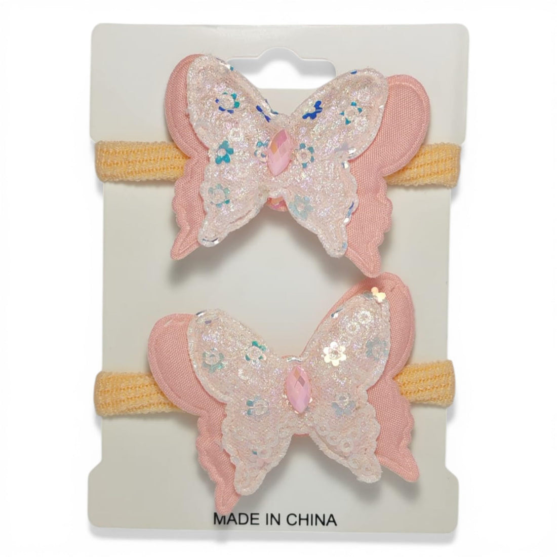Catch Up Butterfly Hair Tie for Women and Girls Elastic Ponytail Holder Cute Butterfly Hair Accessory Strong Hold No Damage Hair Band for Thick Thin Curly and Straight Hair Daily Wear