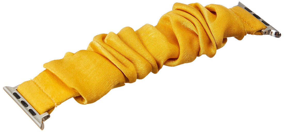 Stick for apple watch for women - stan fabric yellow mustard - size 44/42
