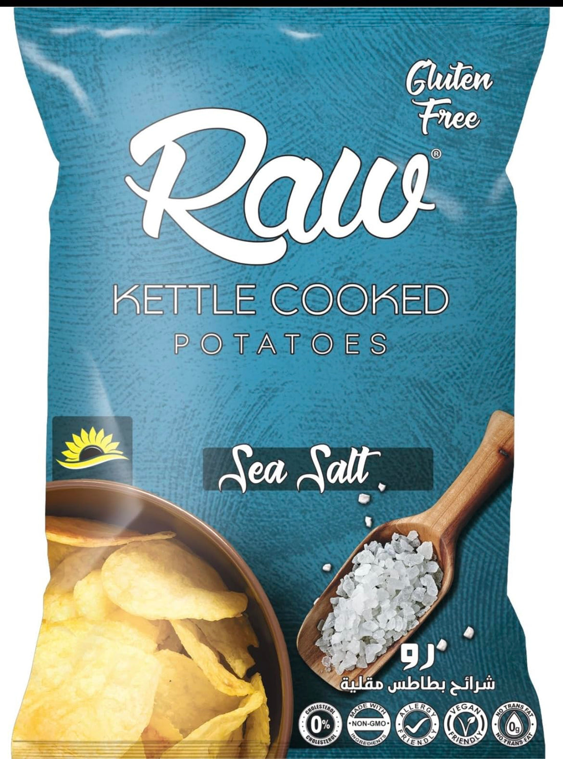 Raw Kettle Cooked Potatoes Sea Salt 58-68