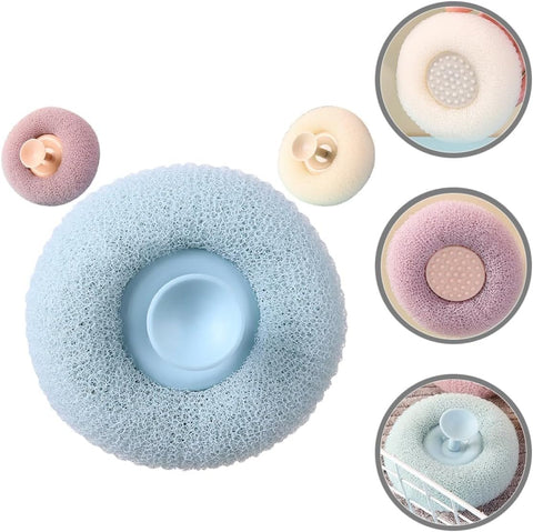 Magic Adhesive Loofah for Ceramic and Body Massage Glass (Creativity and Luxury)